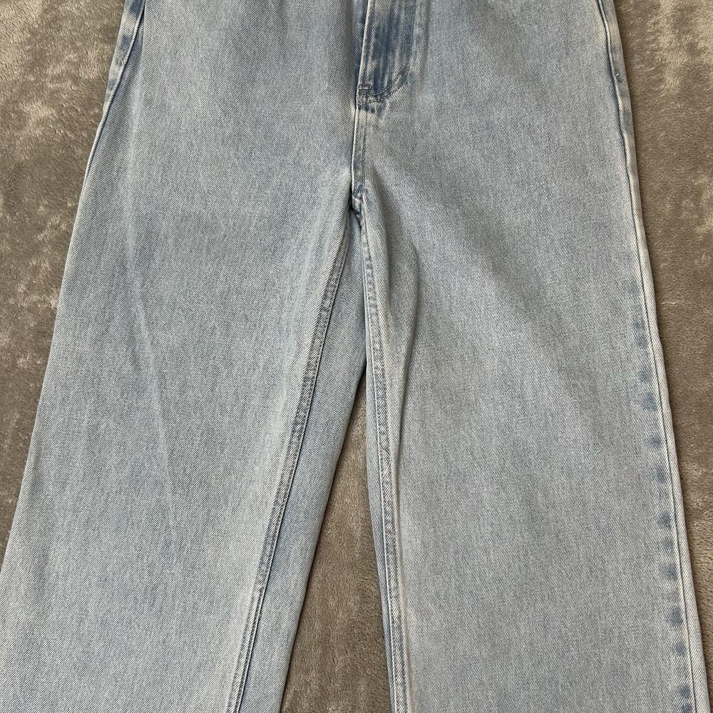 Assembly Label Jeans Straight Relaxed Fit Blue Denim Jeans Women's Size 8 - Picture 3 of 16